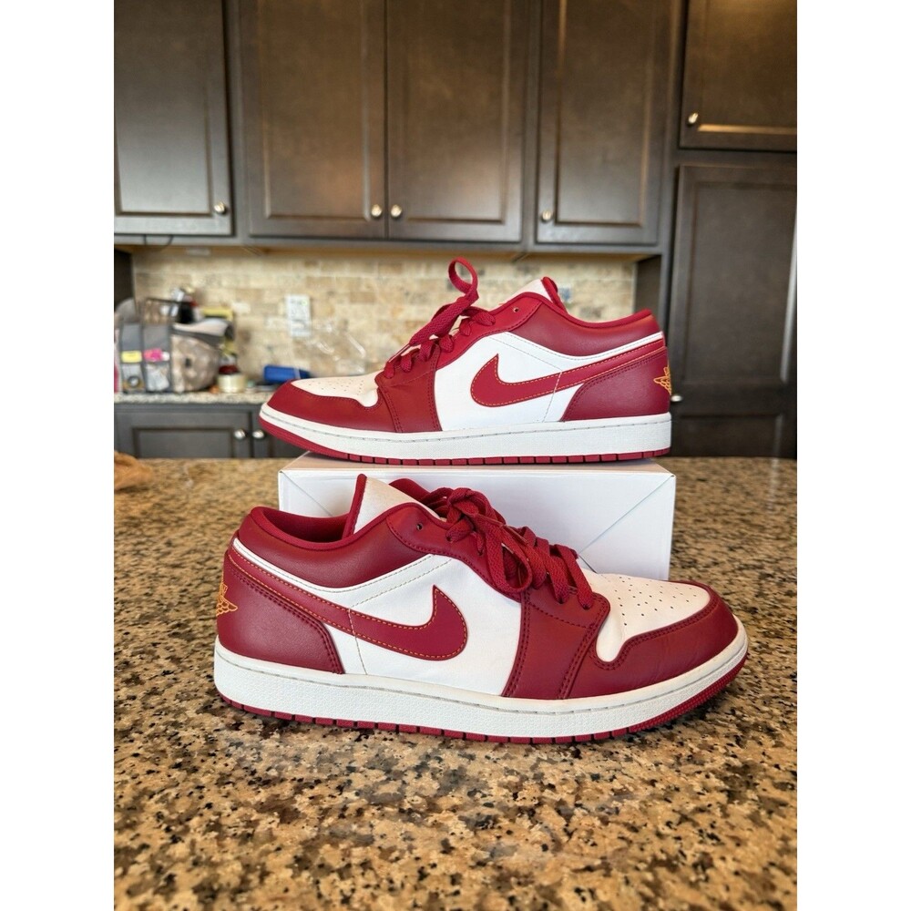 Nike Air Jordan 1 Low Cardinal Red Men's Size 11.5 Sneakers Read Description